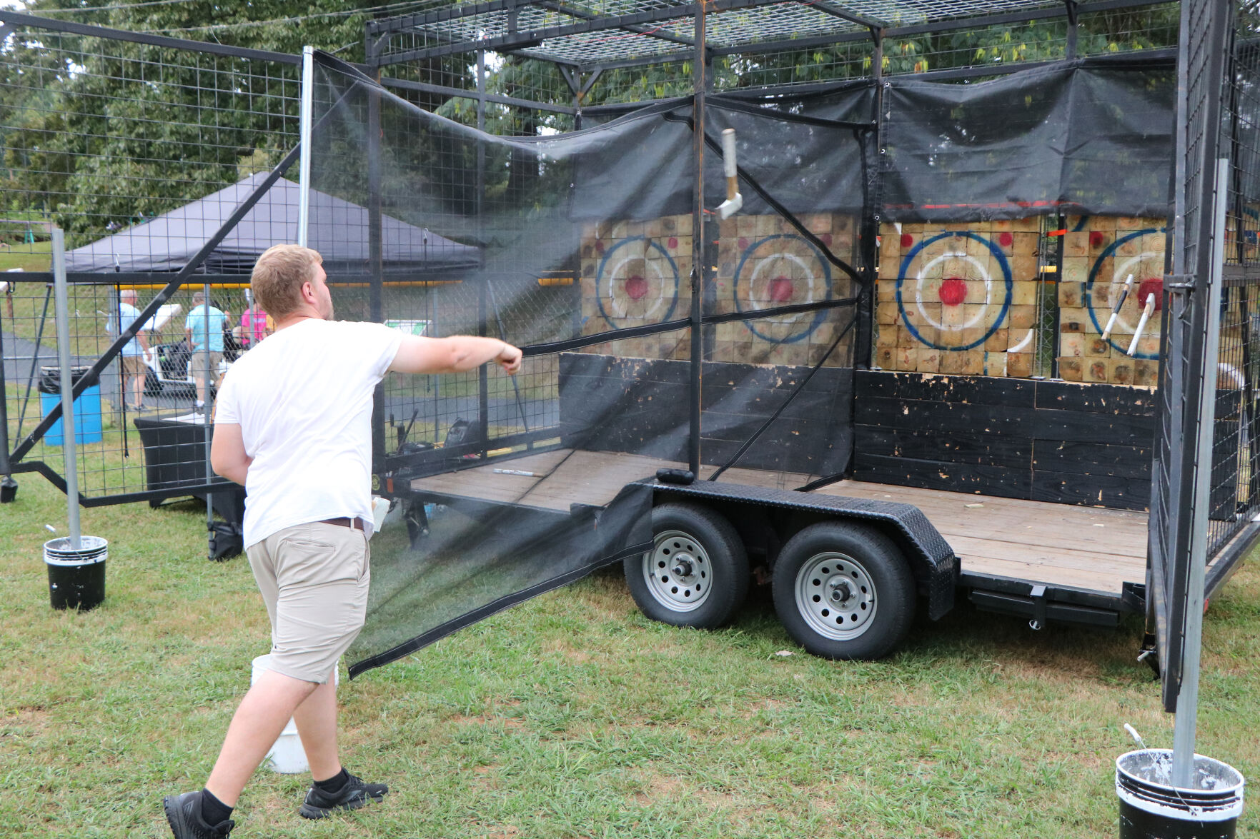 Axe throwing